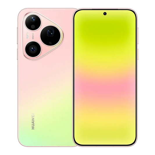 HUAWEI Pura 90s Pro 5G+ in guava-soda showing the front and back design