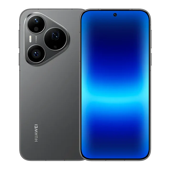 HUAWEI Pura 90s Pro 5G+ in mulberry-black showing the front and back design