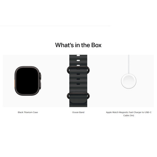 Apple Watch Ultra 3 GPS + Cellular, 49mm - Titanium Case with Ocean Band