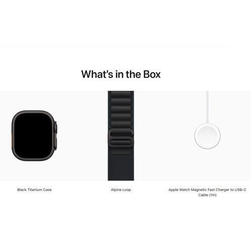 Apple Watch Ultra 3 GPS + Cellular, 49mm - Titanium Case with Titanium Milanese Loop