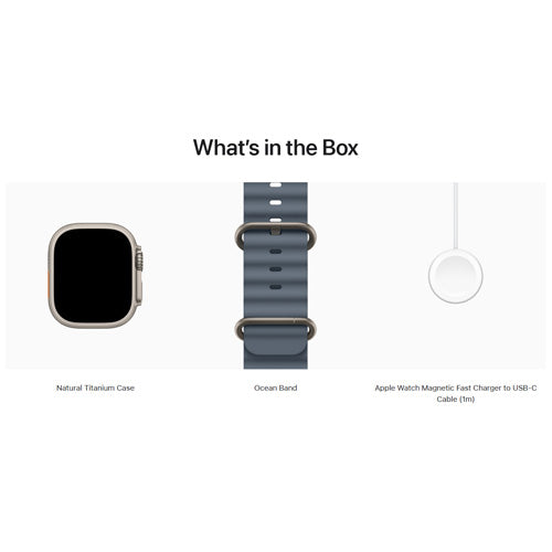 Apple Watch Ultra 3 GPS + Cellular, 49mm - Titanium Case with Ocean Band