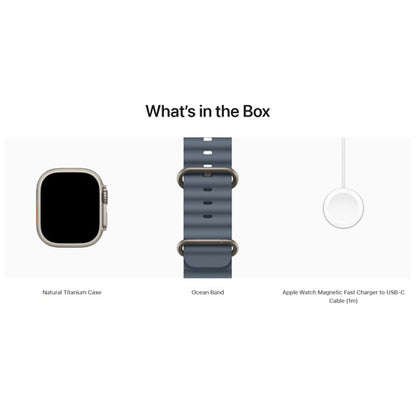 Apple Watch Ultra 3 GPS + Cellular, 49mm - Titanium Case with Ocean Band