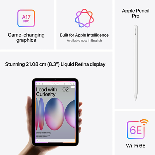 Apple iPad mini A17 Pro (2024) 8.3-inch Wi-Fi 128GB (Middle East Version)