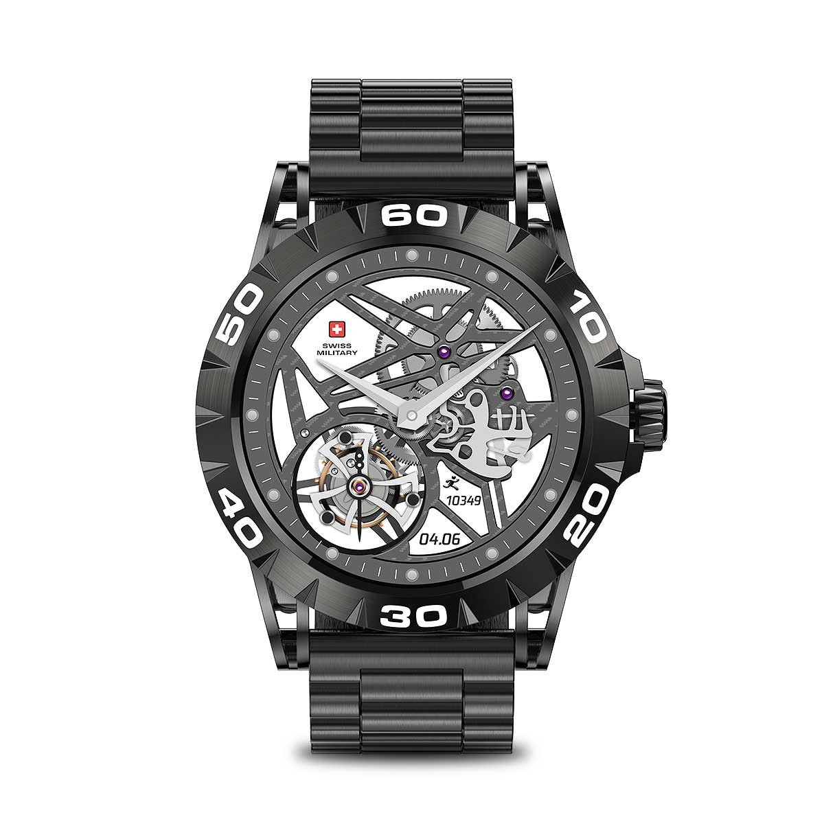 SWISS MILITARY DOM 2 Smart Watch (Metal Strap)