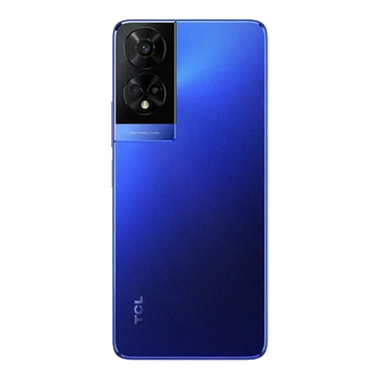 TCL 50 5G Dark Blue rear panel with dual camera design