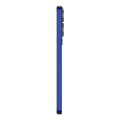 TCL 50 5G Dark Blue side profile showing the slim smartphone frame
