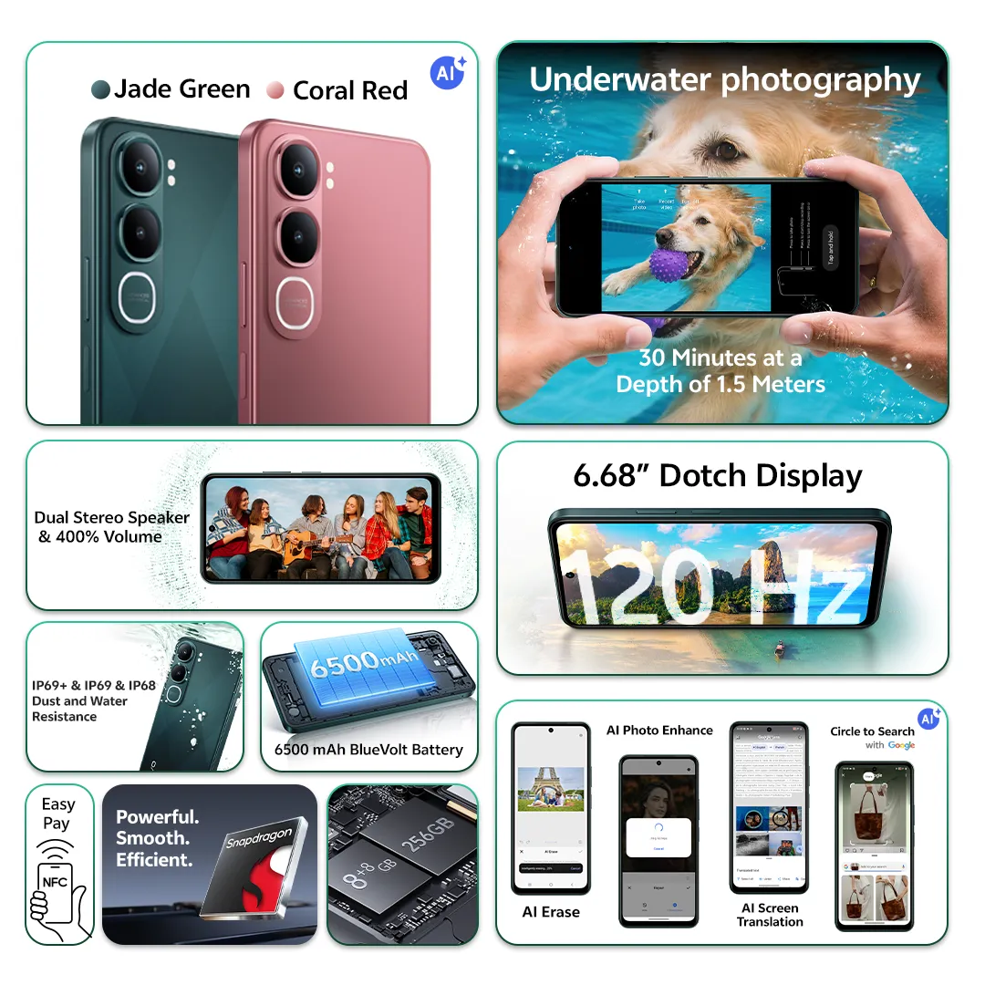 vivo Y31 5G (8GB RAM + 256GB Storage)